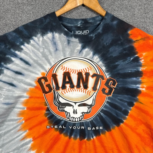 Grateful Dead Giants Shirt Size XXL Tie Dye Steal Your Base - Picture 4 of 11